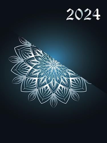 2024 Tagesplaner: 1 Seite 1 Tag, Terminplan A4, 12 Monate, Buchkalend mit Uhrzeit, Zusätzlich zu Feiertagen, To do, wichtigen Notizen