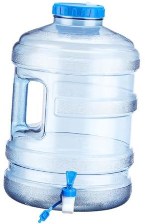 Milageto Trinkbrunnen Wasserflasche Krug Container Lebensmittelqualität Große Kapazität Reines Wasserfass Eimer, 15L