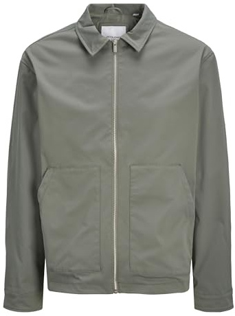 JACK & JONES skjortjacka för män, skjortjacka, agave grön, S