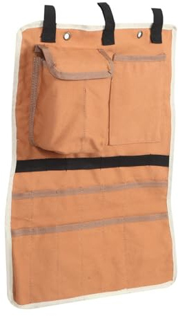 Mobestech Rücksitztasche Aufbewahrung Sitzorganizer Canvas Einfache Montage Auto für Rückbank für Wohnmobil | Hangtasche mit Stauraum, Einfache Montage Am Sitz, Ordnungslösung für Utensilien und Kleinteile