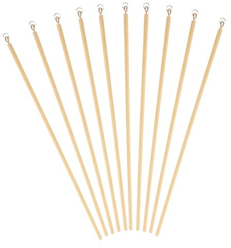 UPKOCH 10stücke Schattenpuppen-steuerstab Aus Holz Schattenpuppen-armgriffstab Hölzerner Schattenpuppenstabgriff Für Puppen Zubehör Für Schattenpuppenspiel