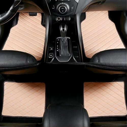 MYJDML Auto Fußmatten für Peugeot 3008 2011 2012 2013 LHD, 5 Sitzplätze Auto Fussmatten wasserdichte Automatten Allwetterschutz Auto Bodenmatte Fußmatten Set Zubehör,G