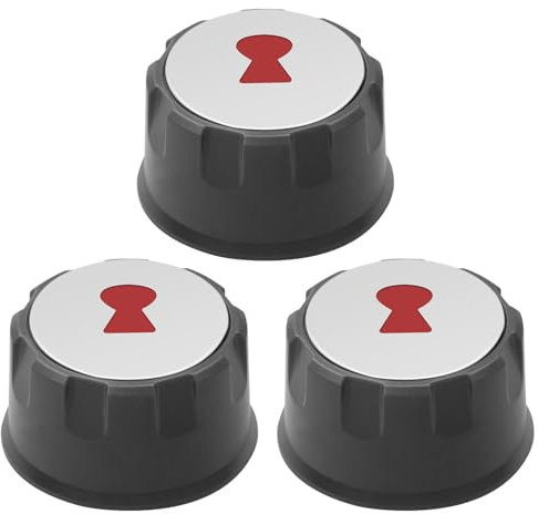 FBULWSEC Grill Burner Knobs 69892 69893 Replacement Control Knobs for Weber Spirit 200 & 300 Series E-Spirit 310/320/ 330 Series (2013-2017) with 1 Year Warranty, Set of 3