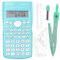 Portable Scientific Calculators Protractor and Compass Set, 240 Functions Engineering Scientific Functional Calculator with Rulers, 2 Line Digits Calculators, for School Students Teachers Business