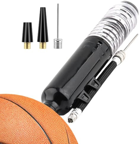 Handballpumpe, kleine Handpumpe für Fußbälle | Kleine Hochdruck-Luftpumpe | Benutzerfreundliche Handpumpe, manuelle Luftpumpe für Fußbälle, Basketball, Volleybälle
