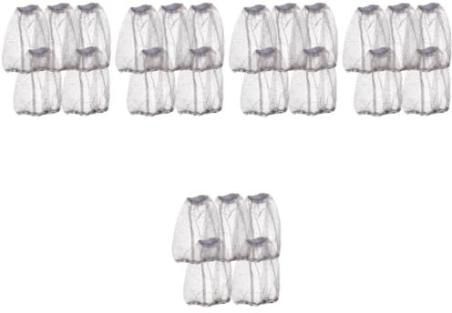 Mipcase 5 Ensembles Filet De Pêche Vole Filet De Camping De Séchage Moustiquaire Mosquito Net s Anti-Insectes De Pêche De Tête Engrener Grey 5 Pièces * 5