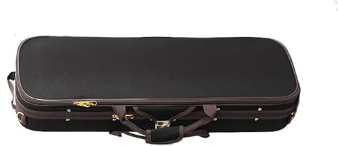 Koffer für Violininstrumente 4/4-1/4 Geigenkoffer Oxford Box Einschulter Doppelschulter Leichte Anti-Druck-Geigentaschen-Schutzbox(A,3/4)