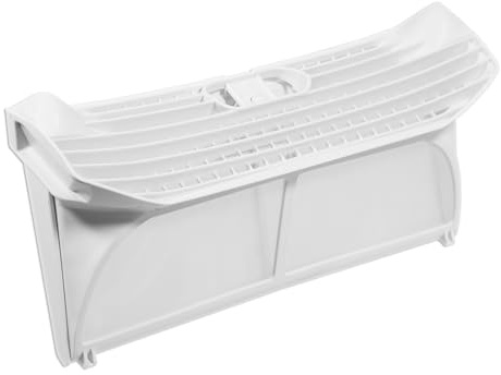 SPARES2GO Lint Fluff Filter Mesh Screen Cage for Ignis ASC AWL Tumble Dryer (White)
