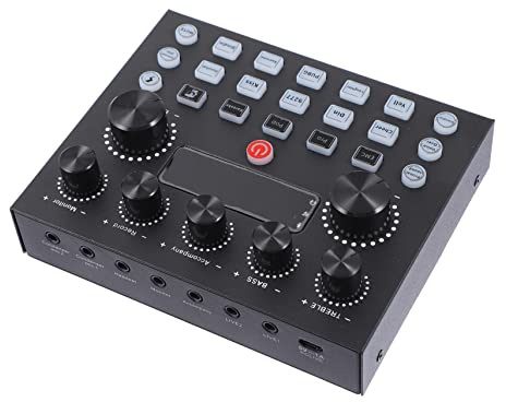 TOYANDONA Tarjeta De Iluminación Equipo DJ y Accesorio para Transmisión Compatible Móviles y Ordenadores De Voz Divertidos y De Calentamiento