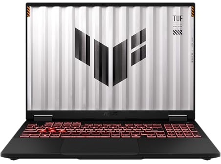 ASUS TUF Gaming A16 FA608PM-RV009W Laptop | 16 | AMD Ryzen 9 8940HX | 16GB RAM | 1TB SSD | NVIDIA GeForce RTX 5060 | Sistema operativo Windows | Teclado QWERTY