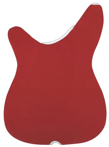 Diogeynu Schutzhülle für E-Gitarren, bedruckt, waschbar, Gitarrentasche, Gitarren-Abdeckung, rot