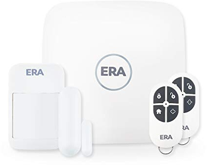ERA Protect Smart Alarm System – Wireless App-Controlled Home Security Kit with Motion & Door Sensors – Expandable DIY Installation for Houses & Apartments