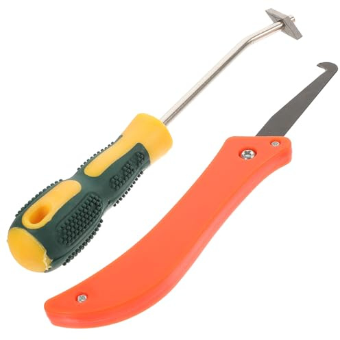 Ipetboom Kit de 2 Herramientas para Juntas de Azulejos y Removedor de Lechada Cuchillas Duraderas para Limpieza Detallada en Baño y Cocina