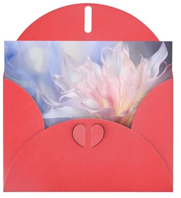 Red Holiday greeting check blank card and pearl beautiful blank note block VVXBHGR Flowering hyacinth Pattern