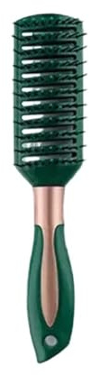 Gerade, glatte Paddel-Haarbürste, großer Friseur-Haarbürste aller Art, Styling-Kamm for Damen und Herren(Green-D)