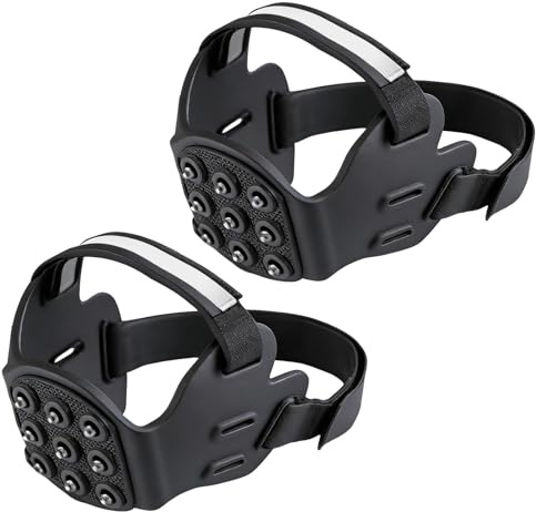 Snow Cleats - 1 Pair Anti-Slip Shoes Ice Gripper, Lightweight Snow Hiking Grippers | Traction Aid Footwear Accessory For Winter Outdoor Safety Equipment Climbing Fishing Running Adventures