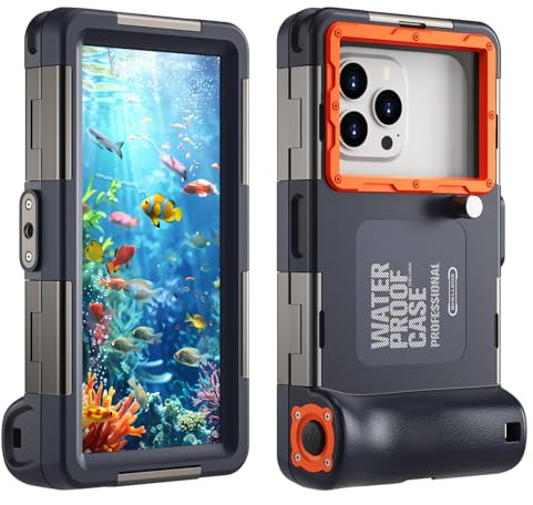 DANZHANG Unterwasser Handyhülle IP68 15m/50ft wasserdichte Handyhülle