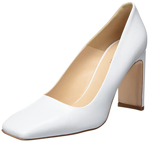 DreiMaster Klassik Damer läder pumps, kräm, 40 EU