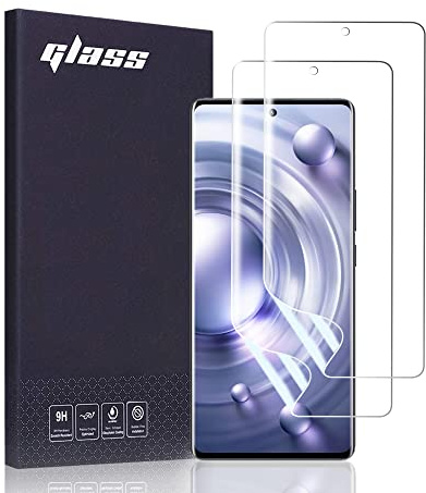 FiiMoo Schutzfolie Kompatibel mit vivo X80 Pro/vivo X80/vivo X70 Pro Plus, Ultra HD-Weichfilm Displayschutzfolie [2 Stück] [Fingerabdruckerkennung] [Vollständige Abdeckung] [Kratzbeständig]