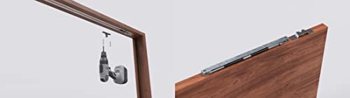 Sistema ammortizzatore per porte scorrevoli da 80 kg