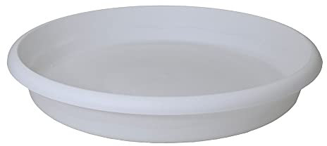 PLATO DE INYECCION PARA MACETA TERRA Ø20cm BLANCO PLASTIKEN