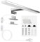 Aogled Lampada Specchio Bagno 40CM con Interruttore,10W Applique Bagno Bianco Neutro con 4000K＆820LM,230V Luce Specchio LED Classe II