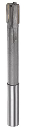 sourcing map Hartmetall Reibahle 12.4 mm, 4 Schneidig, H8/H7 Genauigkeit, Sandstrahlbeschichtung Maschinenreibahle für Metall Holz Loch Reiben, Gerade Nut Hochgeschwindigkeitsstahl Werkzeug