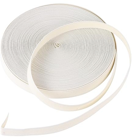 Anneome Bande Élastique Épaisse sans Navette pour Chaussures, Confortable et Résistante en Polyester, Rouleau Unique pour Accessoires DIY et Couture