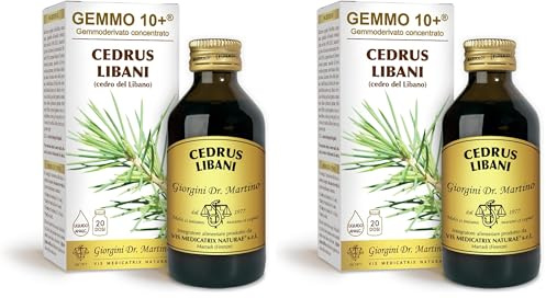 Dr. Giorgini Integratore Alimentare, Cedro del Libano Gemmoderivato Concentrato Liquido Analcoolico - 100 ml (Confezione da 2)
