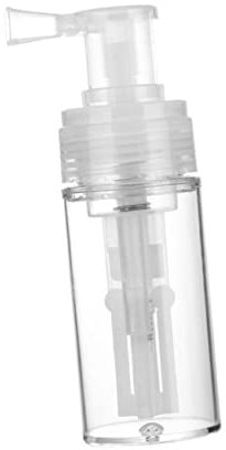 OSOLADY Powder Spray Flasche Weiß Leicht Tragbar Nachfüllbar Für Haarkosmetik Friseurbedarf Multifunktionaler Behälter Für Puder Mehl Soda Make-up Reise