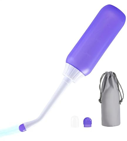 Bidet Tragbar – 400 Ml Portable Bidet, Leichtes Hand-Bidet-Sprühgerät | sanft zur Haut – für Damen, Toiletten-Bidet-Sprühgerät, Körperpflegeprodukte, Intimbereichsspüler