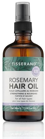 Tisserand - Natural Pure Rosemary Hair Oil in Spray Bottle – Contains Essential Oil - Hair Care, Scalp Care - Easy to Use - 100% Natural – 100 ml