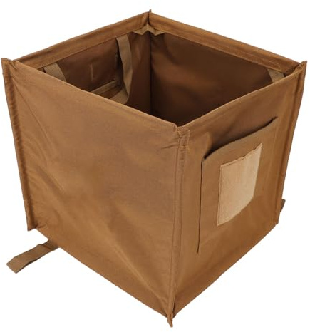 Oreilet Cube de Rangement de Ligne de Lancers Arboriste, Panier de Rangement de Corde d'escalade Pliable 33L, Poubelle Extérieure Peut Lancer Une Boîte Sac pour Le Jardinage Soins