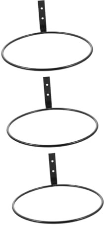 Abaodam 3piezas Soporte De Pared para Plantas Metal Macetero De Pared Soporte para Flores Jardinería Colgar Macetas Balcón Jardineras