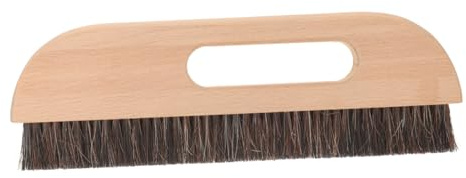 Sewroro Pinceau à Papier Peint Manche En Bois Brosse à Lisser Le Papier Peint Grosse Taille Poils Longs Et Denses Outil Pour Pose Murale Et Décoration