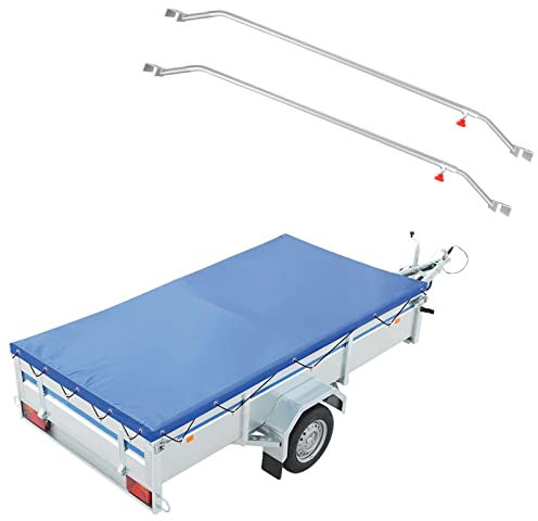 APT Anhänger Flachplane Blau Gummigurt 2075 x 1140 x 50mm inkl 2X Flachplanenbügel