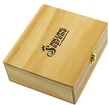 Rolling Supreme große Holzbox für Selberdreher - 17 x 15 x 5,9 cm - Head&Nature Papers Shop