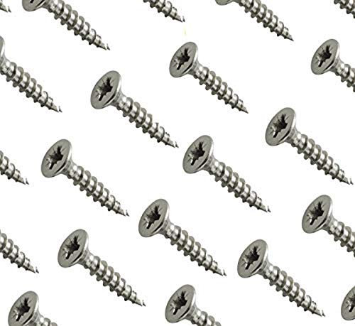 Vis Bois inox A2 Ø 5mm Entièrement Filetée Ø Taille Différente (Ø 5x40mm Lot x200)