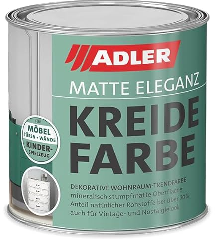 ADLER Kreidefarbe AS 23/4 Biber 750ml Grau | Möbel, matt, shabby chic