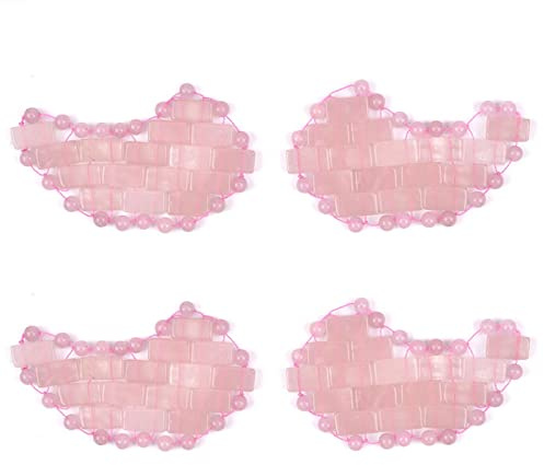 Mini-Rosenquarz-Augenmaske 100 % Natürliches Jade-Maskenwerkzeug,Geben Sie 03 Ein