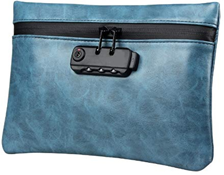 TITA-DONG Geruchssichere Tasche mit Zahlenschloss, Geruchsdichte Reisetasche, Kombinationsschloss-Behälter, Reise-Aufbewahrungstasche für Medikamente, Kräuter und Stinkendes Zubehör(#2)