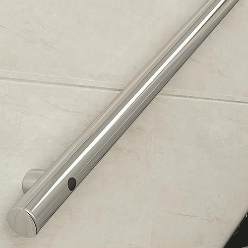 Pasamanos contra la Pared 30-150CM, Barandilla de Escalera, Barandilla de Acero Inoxidable Antideslizante, Montaje en Pared Barandilla Kit para Interiores y Exteriores Loft Piscina Ancianos Niños (Si