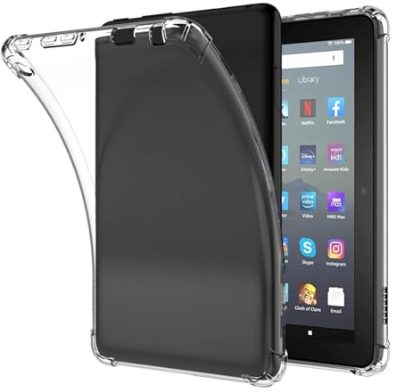 AWAVM Clear Case for 6 Kindle 11th Generation 2022 - Ultra-Slim Soft TPU Transparent Cover, Lightweight & Durable Protection