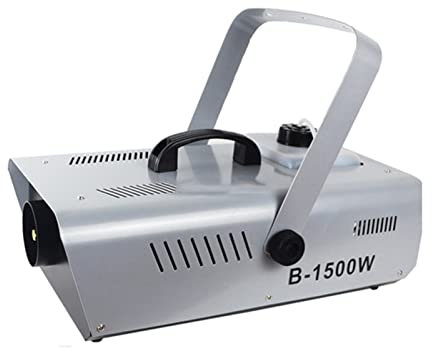 LANAZU Machine à fumée de scène 1500W, Machine d'atmosphère de fumée télécommandée sans Fil, adaptée aux Concerts et aux fêtes