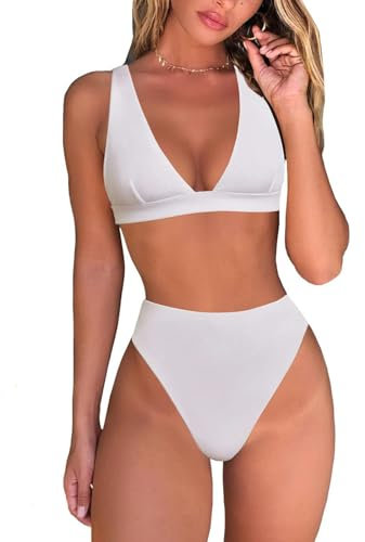 WILLBEST Kleidung Damen Beachvolleyball Bikinioberteile für Damen Push up high Waist Hose Badepants Tankini bauchweg badeamzüge Bikinihose schwarz Badeanzug für mollige Tankini