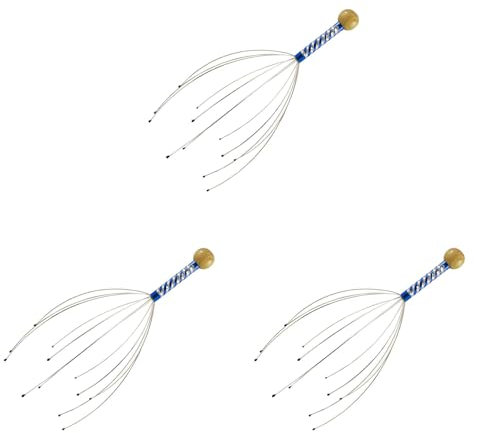 rieder 3X Kopf Massage Spinnen Kopf Masseur für Entspannungs Therapie und Stress Abbau