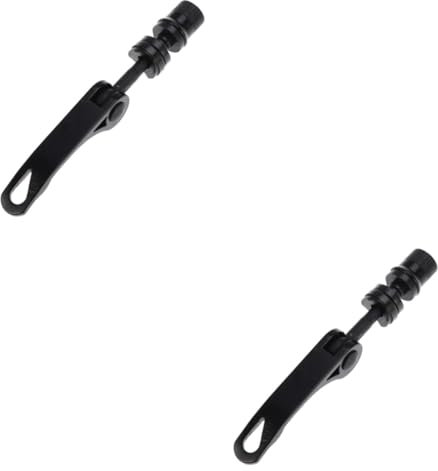 INOOMP 2stücke Schnellspanner Für Fahrräder Schnellverschluss Für Vorderrad Und Hinterrad Geeignet Für Rennrad Und Mountainbike Aus Langlebigem Installieren Schwarz