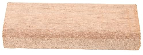 Holz Saitenhalter für Akustikgitarren, Ersatzteil für Jazzgitarren | Beige Ausführung, Einfache Montage, Zuverlässige Passform, Langlebiges Holzmaterial für Gitarrenbauteile