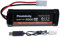 Pinsinholy 7.2V 5000mAh NiMH Rechargeable Battery Compatible with Tamiya Connector for RC Car RC Truck Compatibility with Associated Tamiya HPI Losi Kyosho Hobby Models
