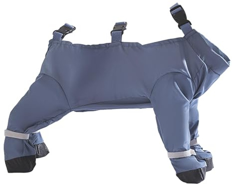 wasserdichte Hundestiefel – Langlebiger Hundepfotenschutz, Stilvolle Haustierschuhe | rutschfeste, wasserdichte Stiefeletten Mit Hosenträgern, Ideal Für Nasses Wetter, Verstellbare Haustierschuhe Für